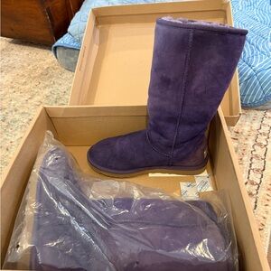 UGG Deep Purple Suede Boots